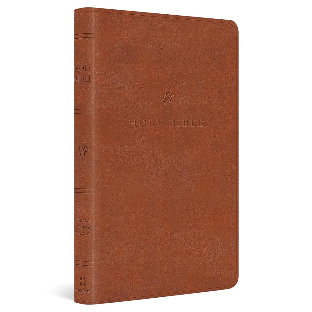 ESV Value Thinline Bible (TruTone, English Saddle) - Case of 24