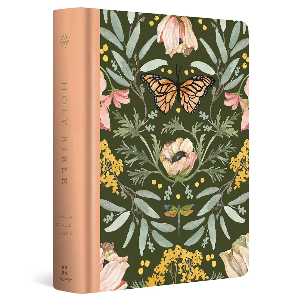 ESV Single Column Journaling Bible, Artist Series (Hardcover, Ruth Chou Simons, "Be Transformed") - Case of 8