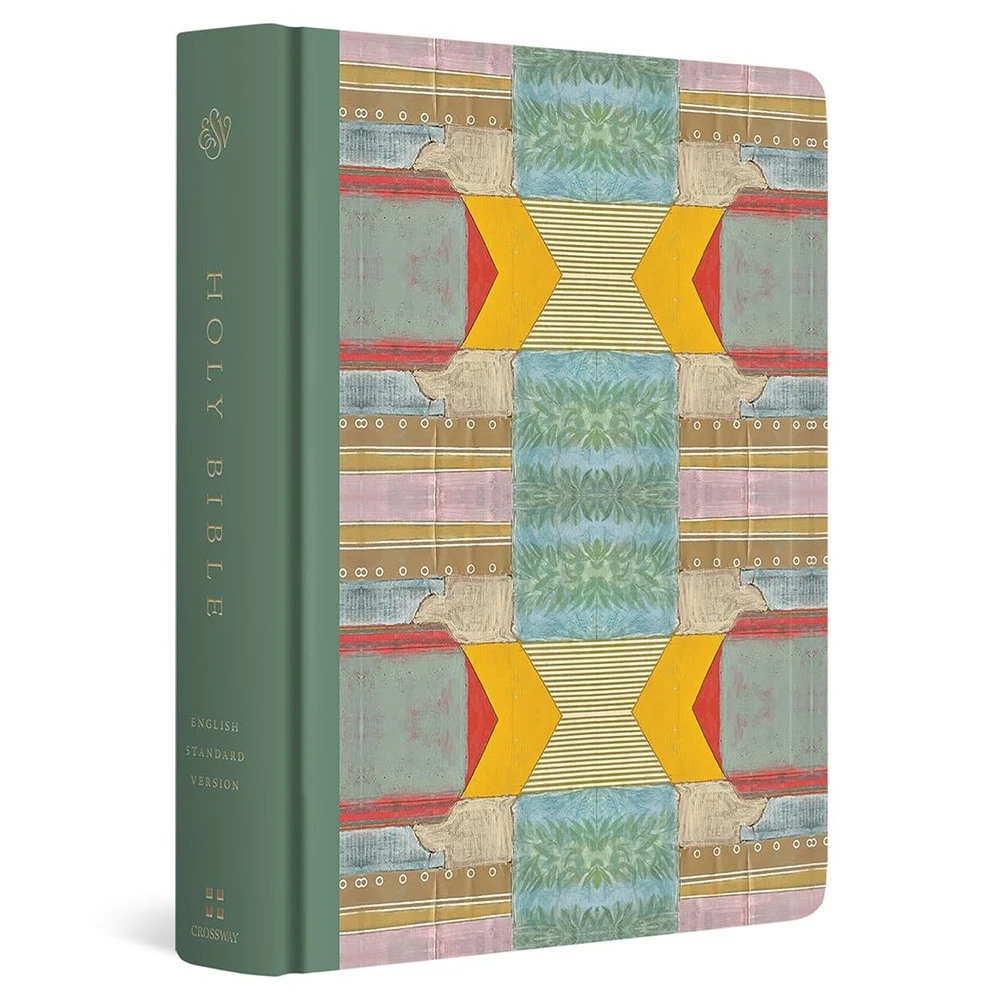 ESV Single Column Journaling Bible, Artist Series (Cloth over Board, Jessica Dennis Bush, Trellis) - Case of 8