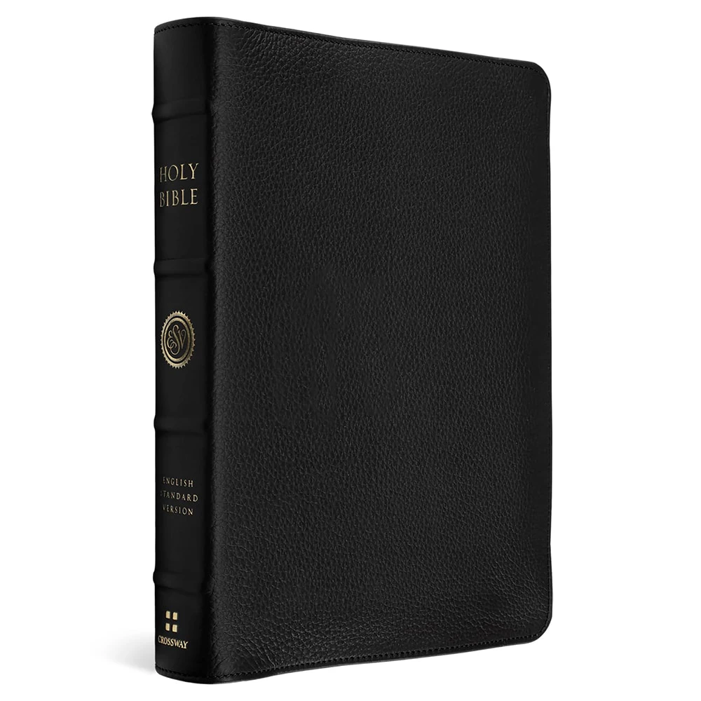 ESV Heirloom Bible, Gratia: Large Print Thinline Reference Edition (Goatskin, Black)