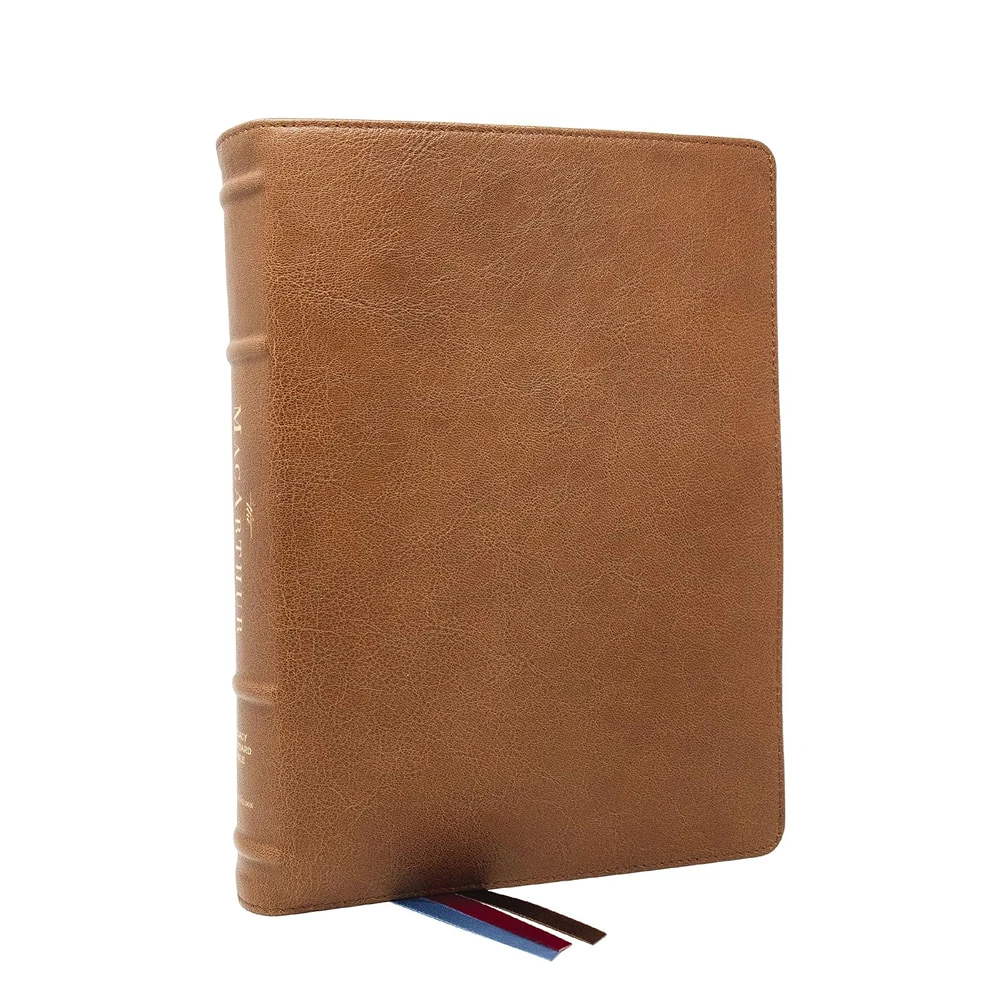 LSB MacArthur Study Bible 2nd Edition, Comfort Print (Premium Goatskin Leather, Brown)
