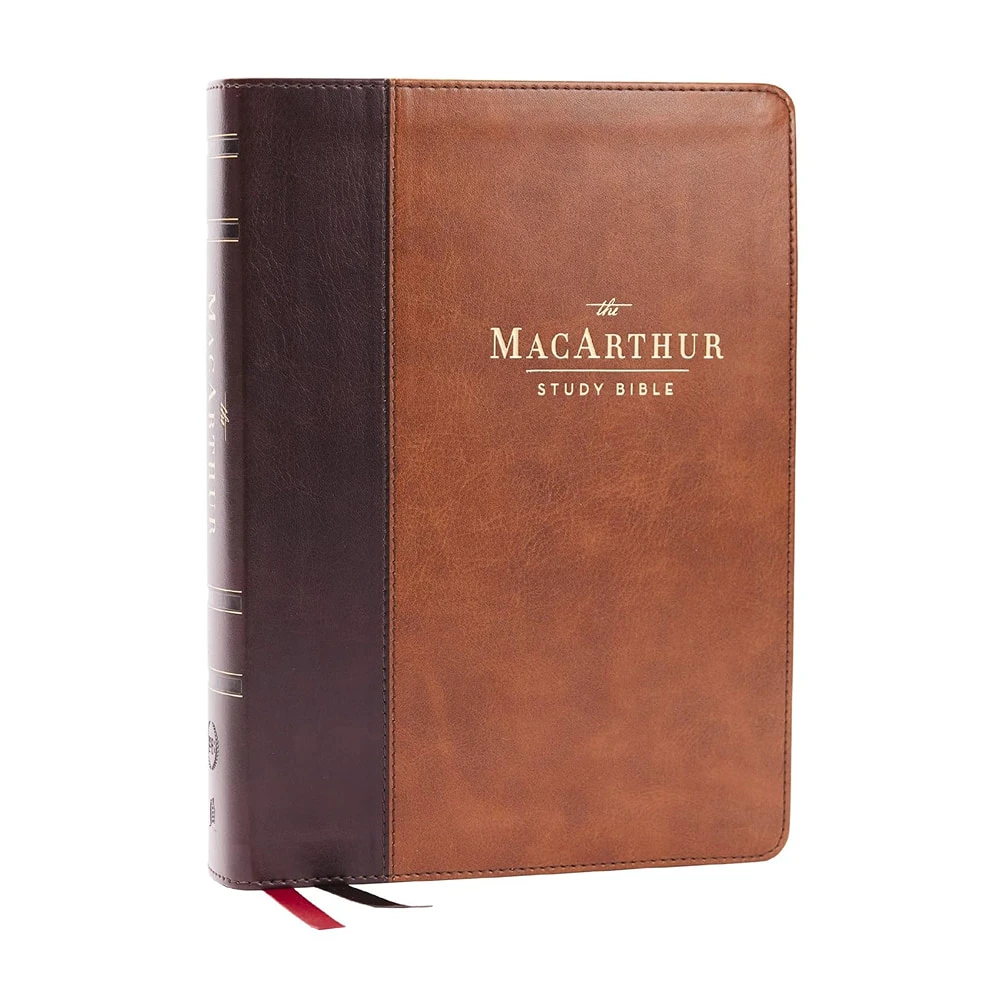 LSB MacArthur Study Bible 2nd Edition: Indexed, Comfort Print (Leathersoft, Brown) - Case of 8