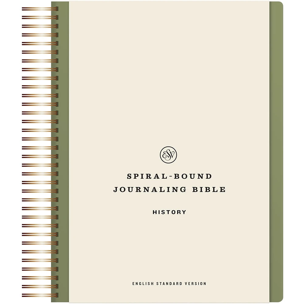 ESV Spiral-Bound Journaling Bible, History (Hardcover) - Case of 8
