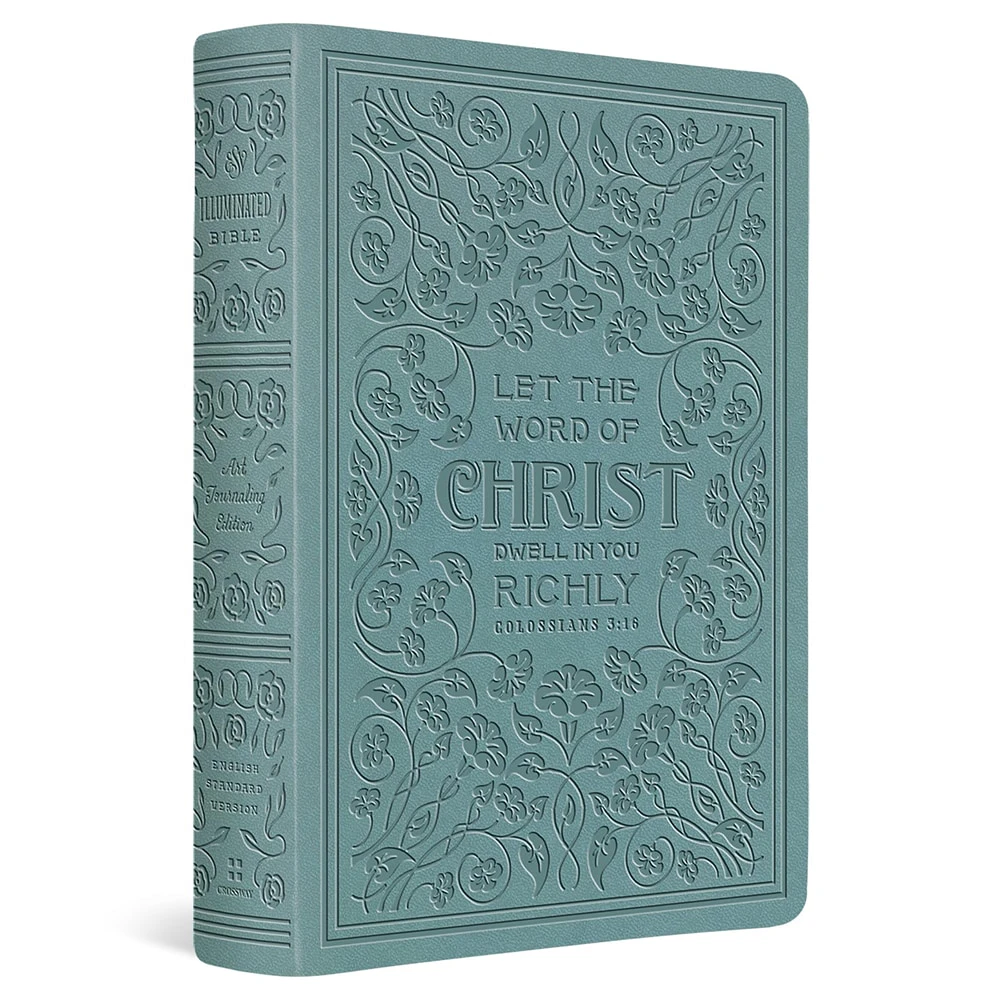 ESV Illuminated Bible, Art Journaling Edition (TruTone, Paris Sky, Colossians 3:16 Design) - Case of 10