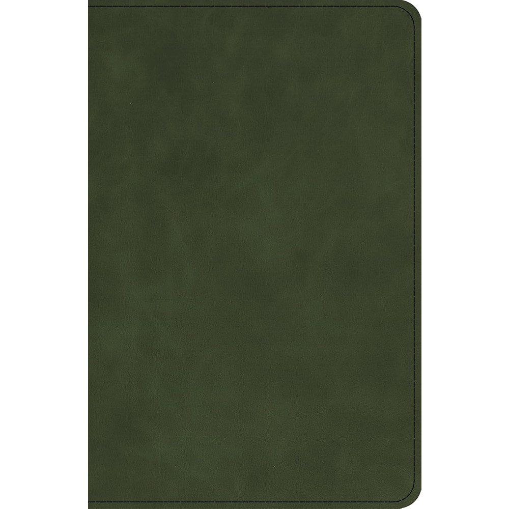 KJV Thinline Bible, Holman Handcrafted Collection, Premium Marbled Olive Calfskin, Zipper Edition