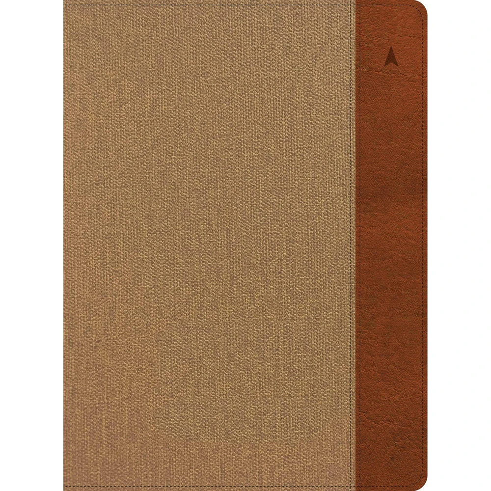 CSB Study Bible, Large Print, Digital Study Edition, Khaki/Brown LeatherTouch, Indexed - Case of 6