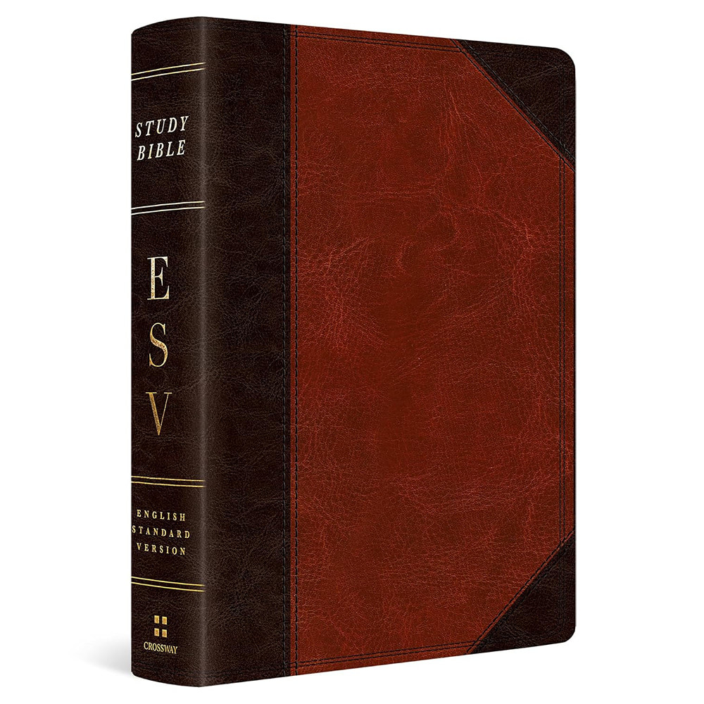 ESV Study Bible, Personal Size (TruTone, Brown/Cordovan, Portfolio Design) - Case of 12