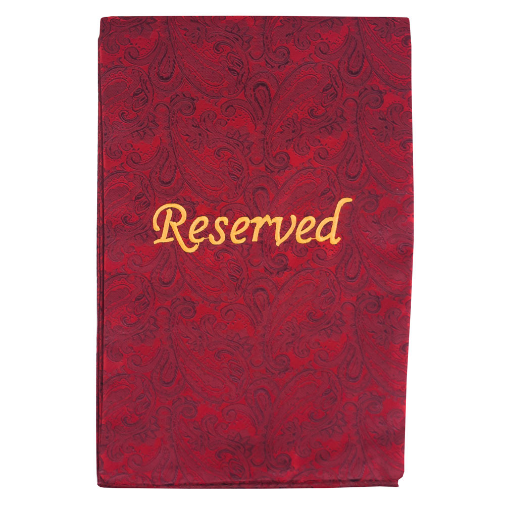 Pew Sash - Burgundy - Reserved