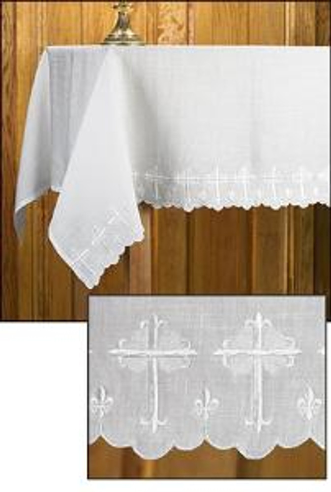 Altar Frontal - 100% Linen (50" x 64") - Cross