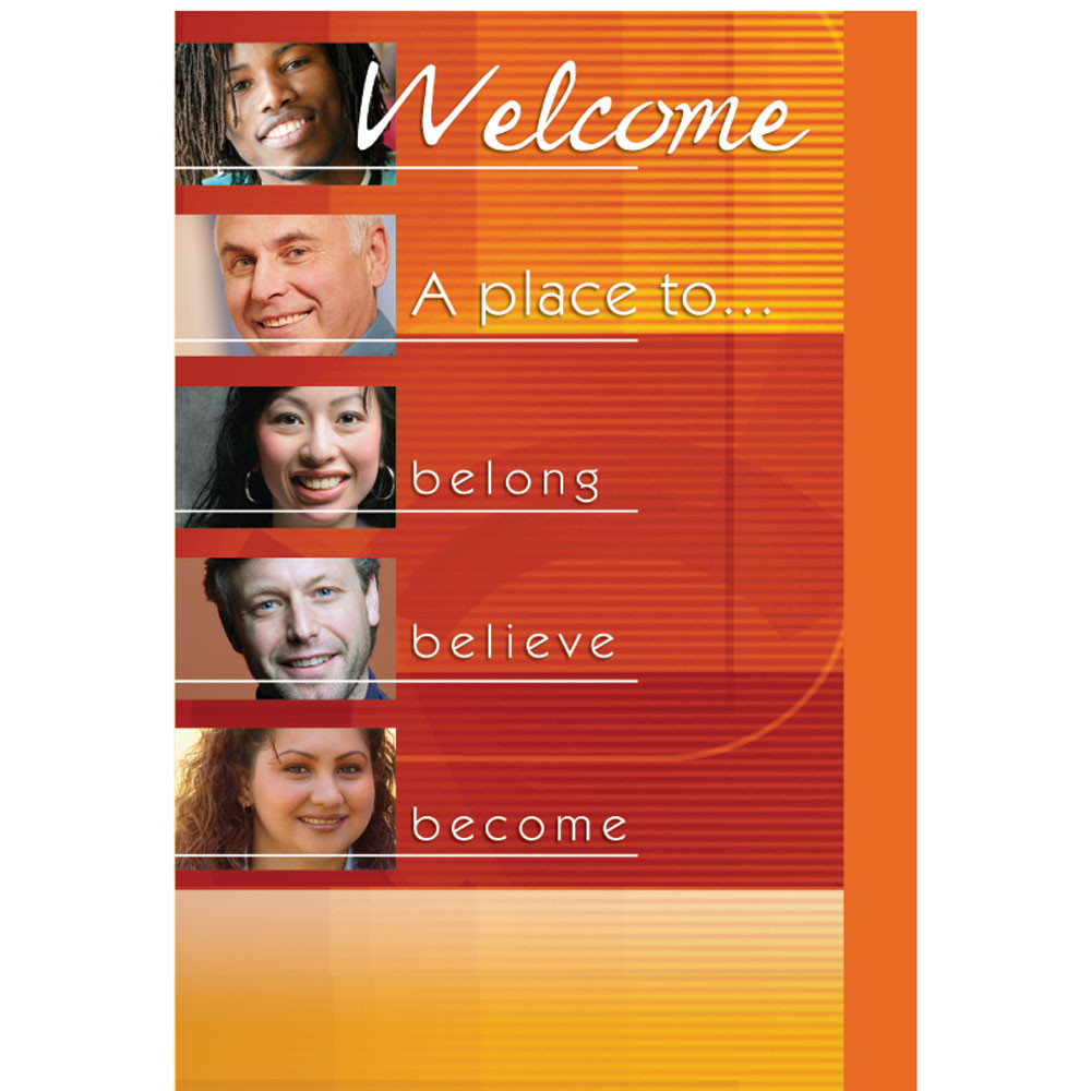 Welcome Folder - Belong Believe Become - 6" x  9"