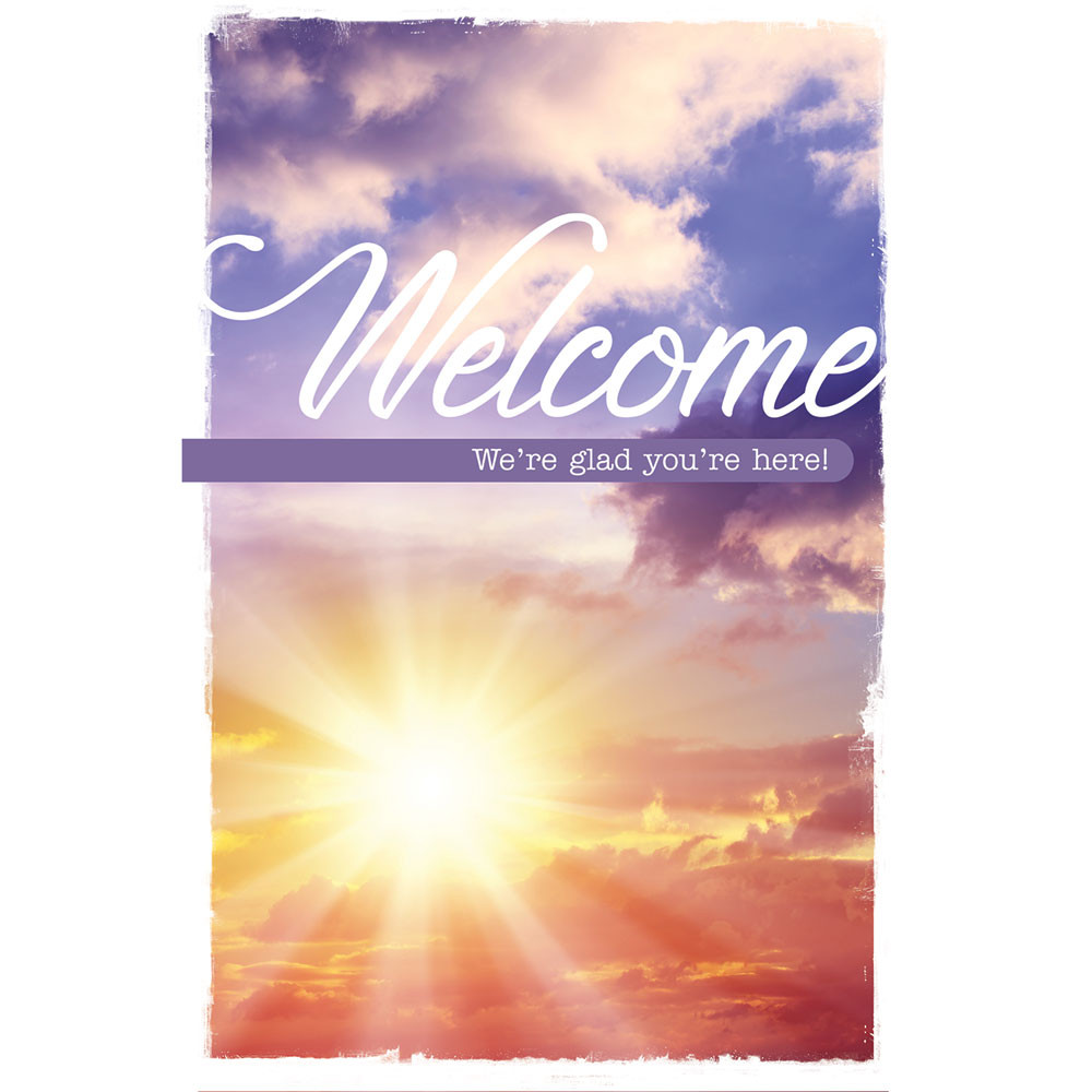 Welcome Folder - Welcome - We're Glad You're Here - 6" x  9"