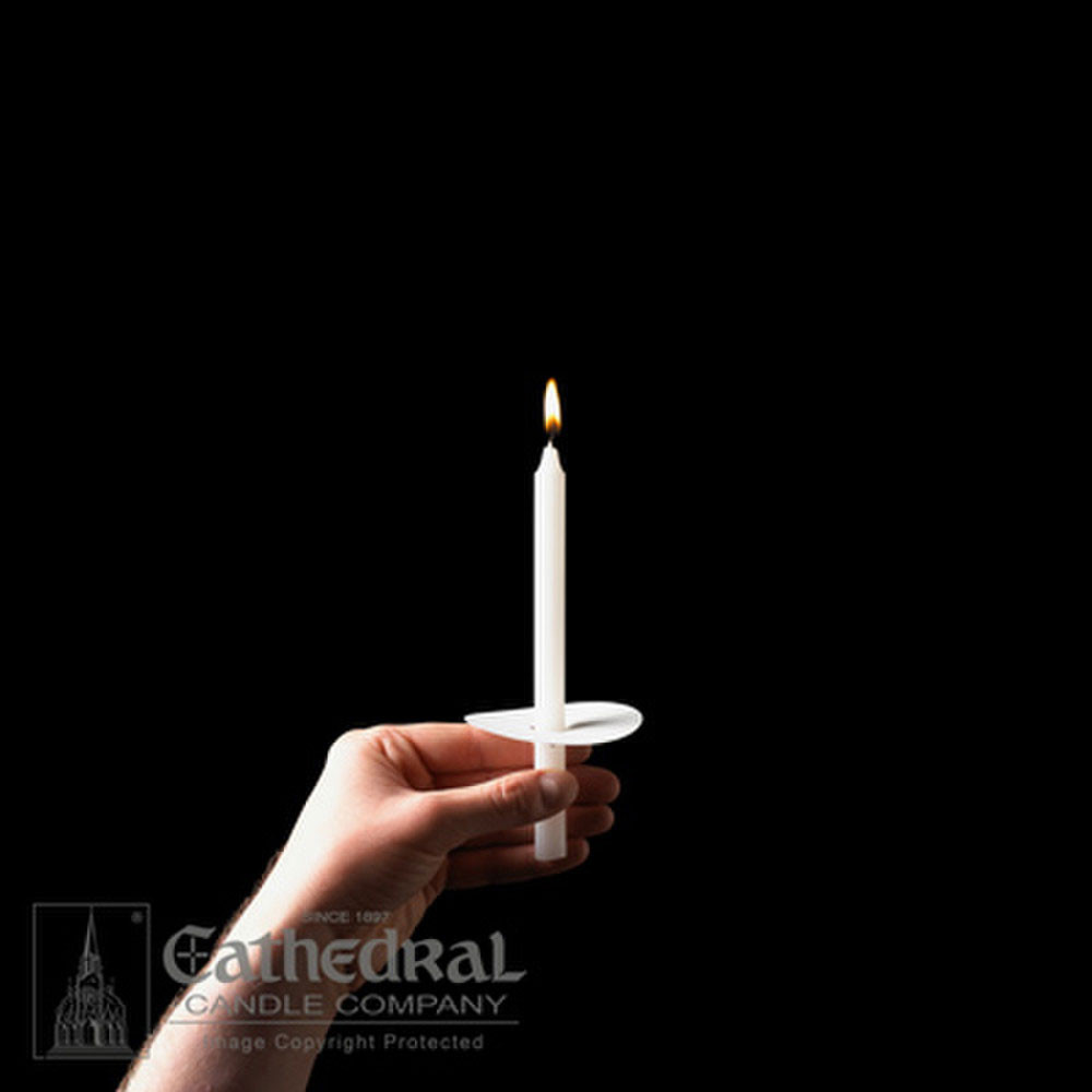 Stearine Candle 17/32" x 7" Plain End (100) - Cathedral Candles