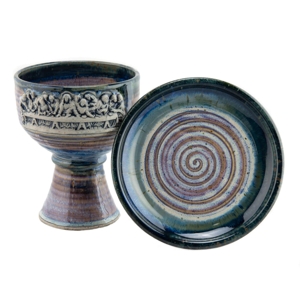 Chalice & Paten Set - The Last Supper