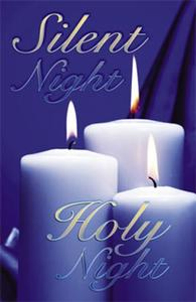 Church Bulletin 11" - Christmas - Silent Night  (Pack of 100)
