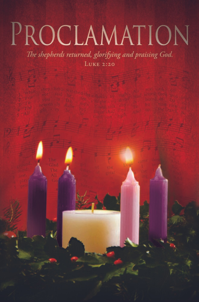 Bulletin 11" - Advent - Proclamation (Pack of 100)