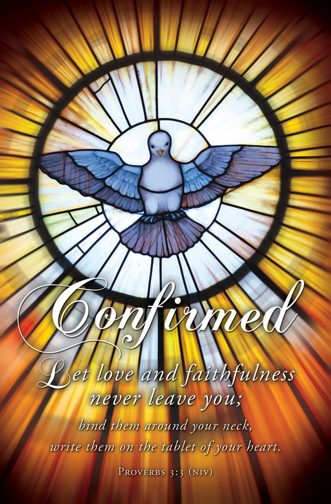 Church Bulletin 11" - Pentecost - Confirmation - Confirmed (Pack of 100)