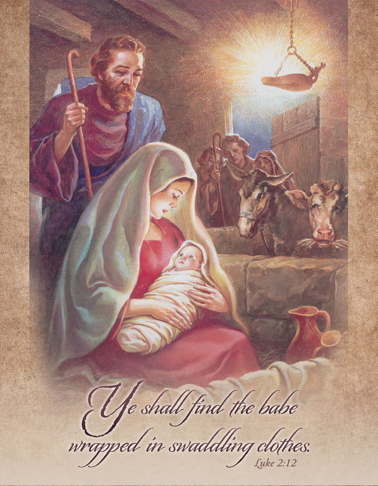 Church Bulletin 17" - Christmas-Advent - Find the Babe (Pack of 100)