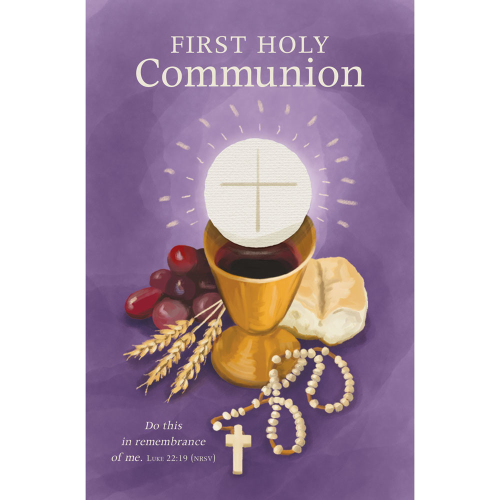 Church Bulletin 11" - Communion - First Holy Communion (Pack of 100)