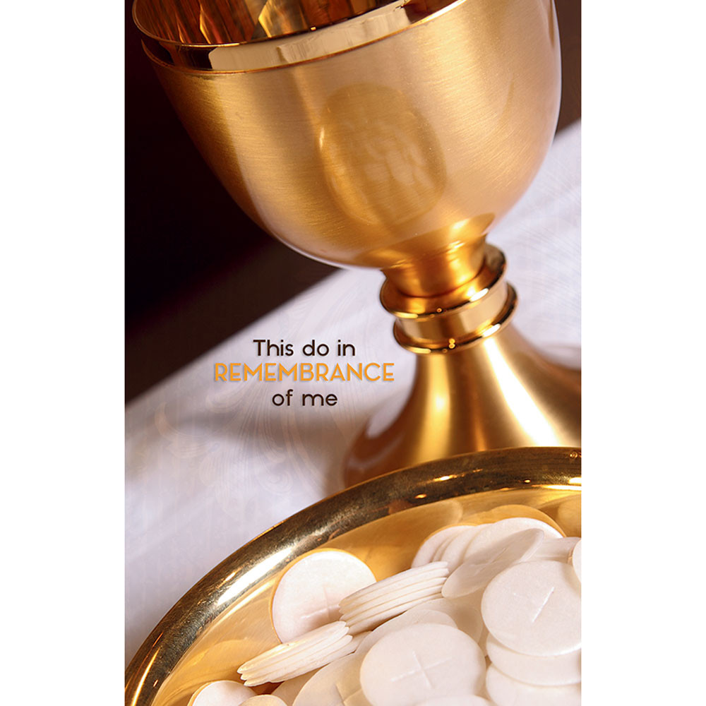 Church Bulletin 11" - Communion - Do This in Remembrance of Me (Pack of 100)