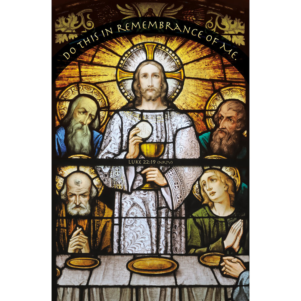 Church Bulletin 11" - Communion - Do This In Remembrance of Me (Pack of 100)