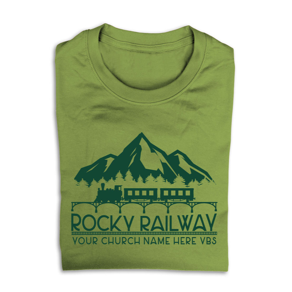 VBS Custom T-Shirt - Rocky Railway VBS - V20055