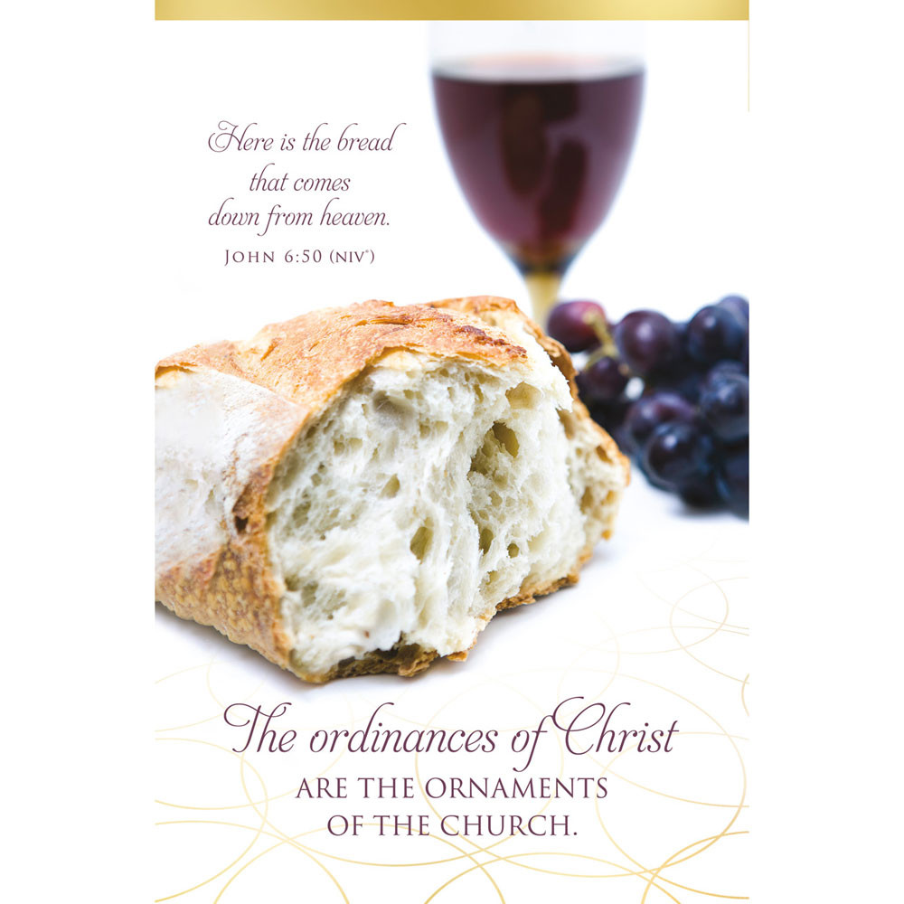 Bulletin 11" Communion Here is the bread that comes down from heaven (Pack of 100)