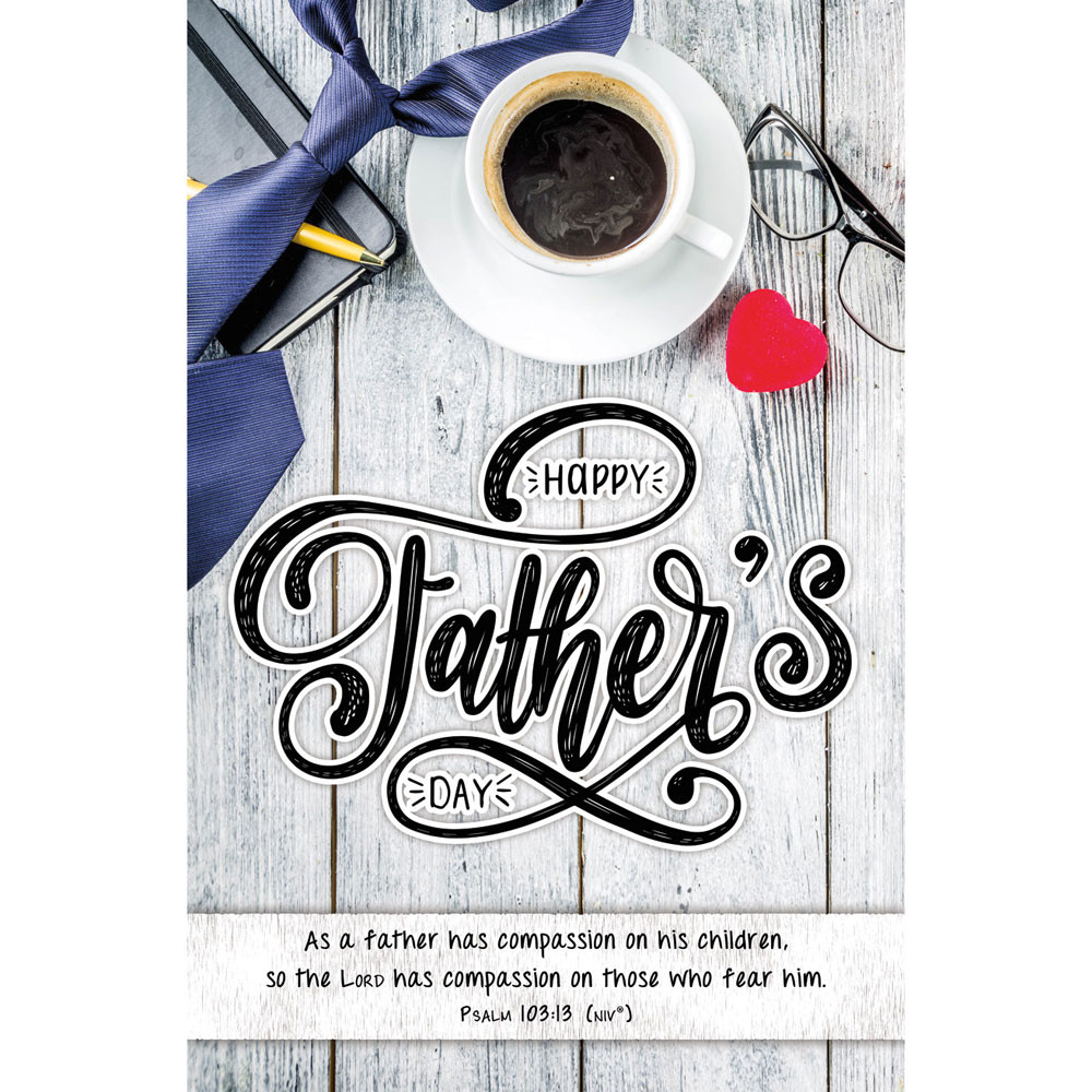 11" Bulletin - Father's Day - Happy Father's Day - Pack of 100