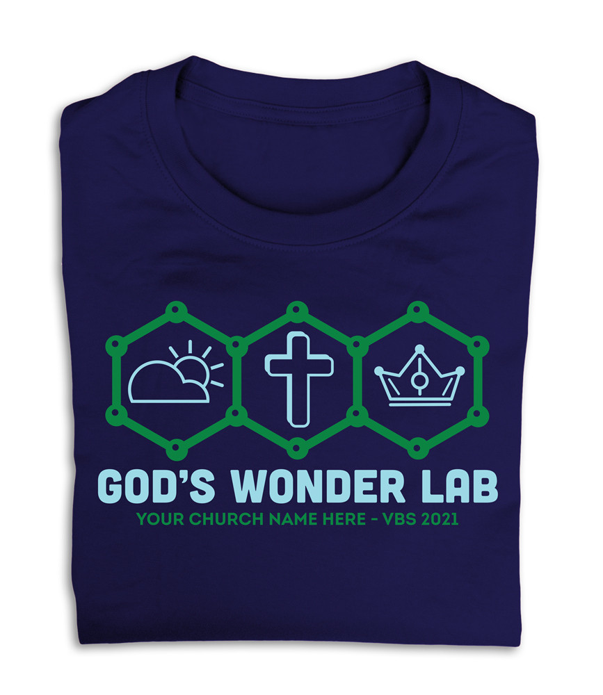 VBS Custom T-Shirt - God's Wonder Lab VBS - VGWL010