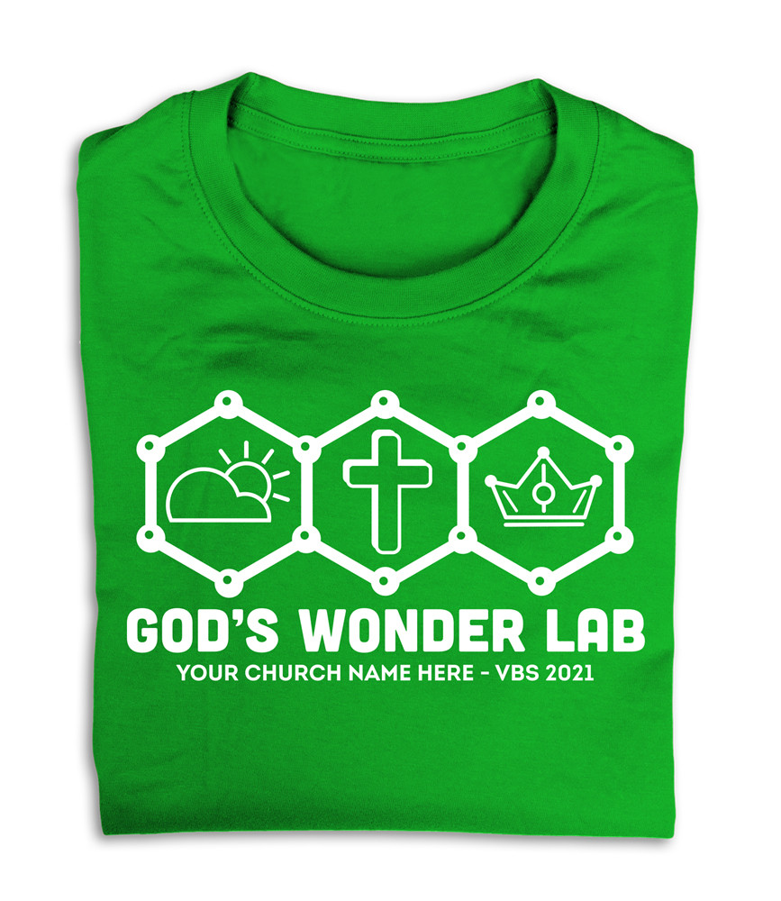 VBS Custom T-Shirt - God's Wonder Lab VBS - VGWL011