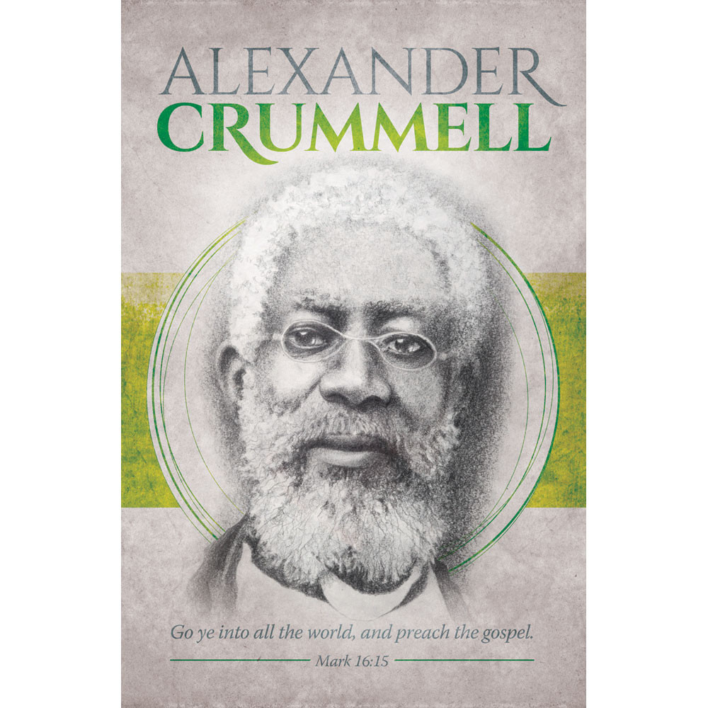 Church Bulletin - 11" - Black History - Alexander Crummell - Mark 16:15 - Pack of 100
