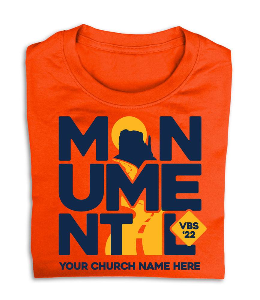 VBS Custom T-Shirt - Monumental VBS - VMNT020