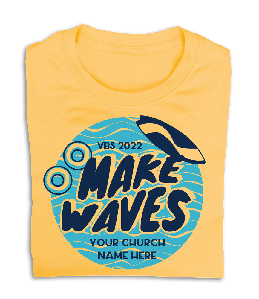 VBS Custom T-Shirt - Making Waves VBS - VMWV020