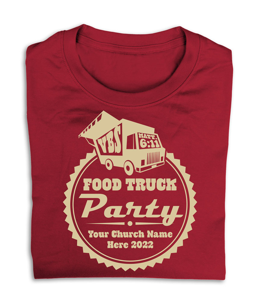 VBS Custom T-Shirt - Food Truck Party VBS - VFTP021