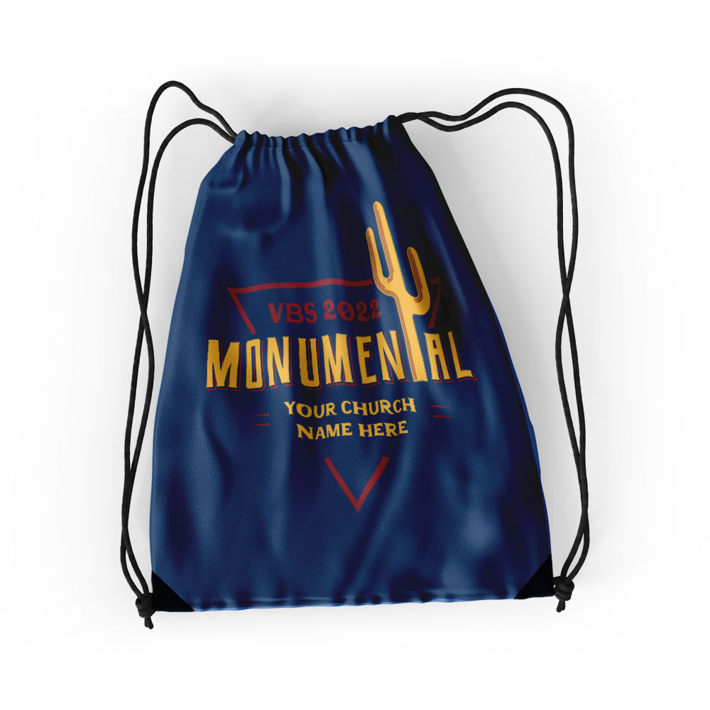 Drawstring Backpack - Monumental VBS - VMNTDB070
