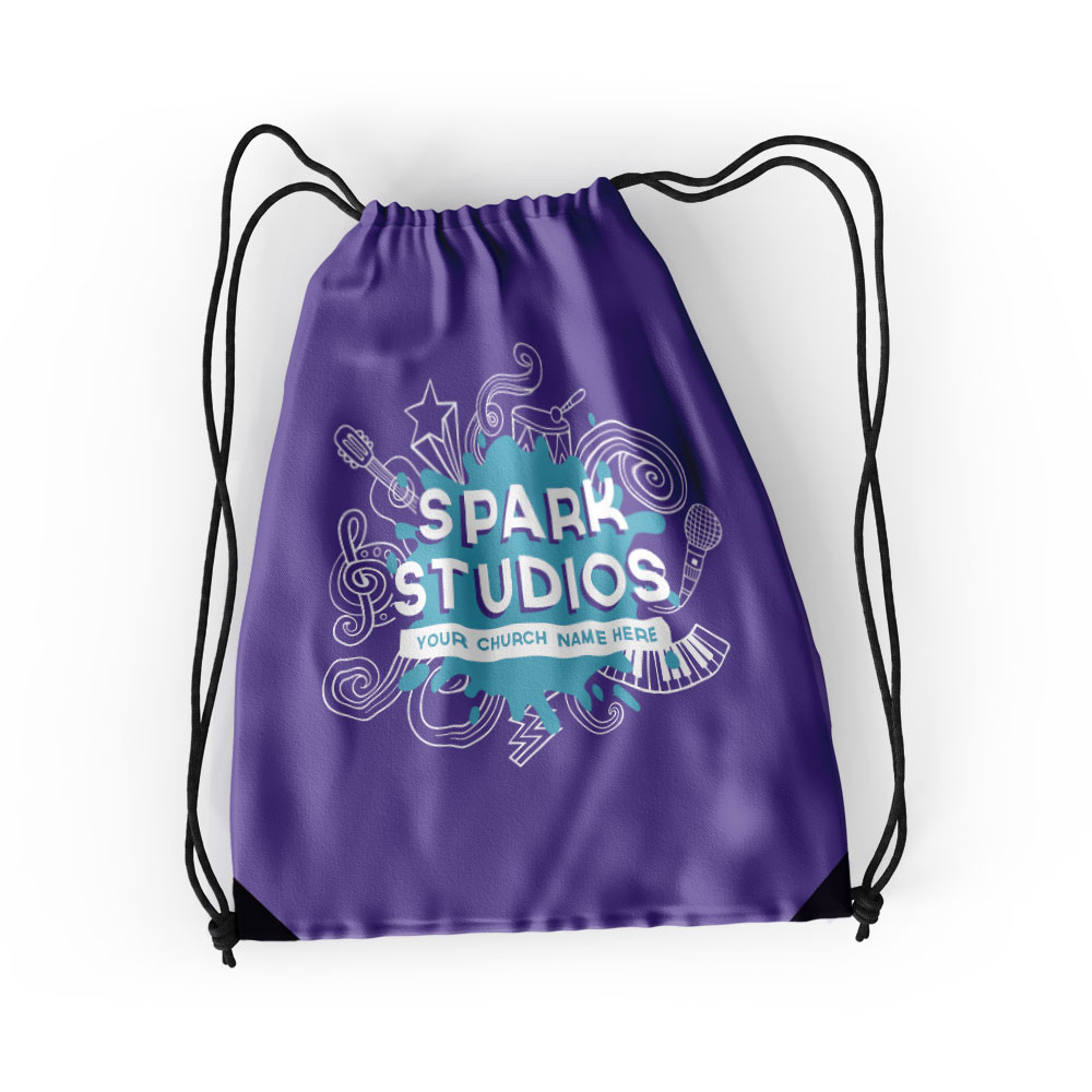 Drawstring Backpack - Spark Studios VBS - VSPKDB020