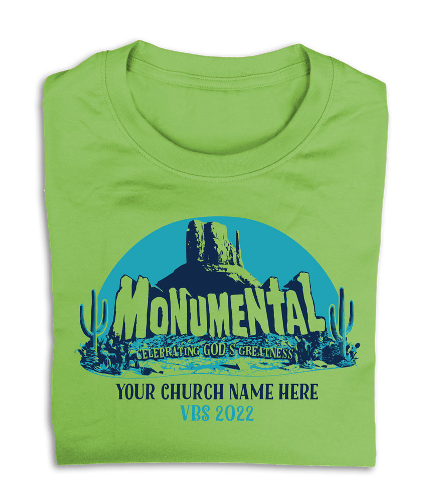 VBS Custom T-Shirt - Monumental VBS - VMNT013