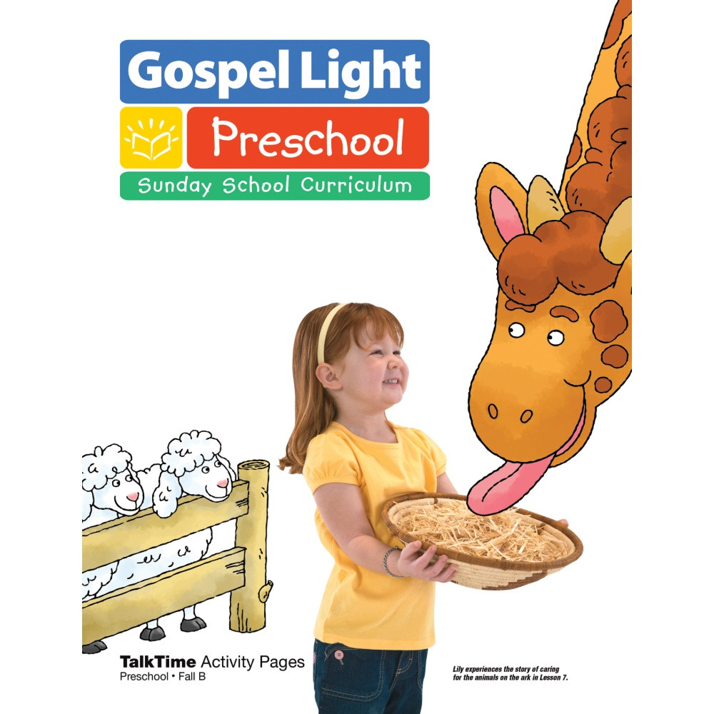 Preschool (Ages 2-3) TalkTime Activity Pages - Gospel Light - Fall B