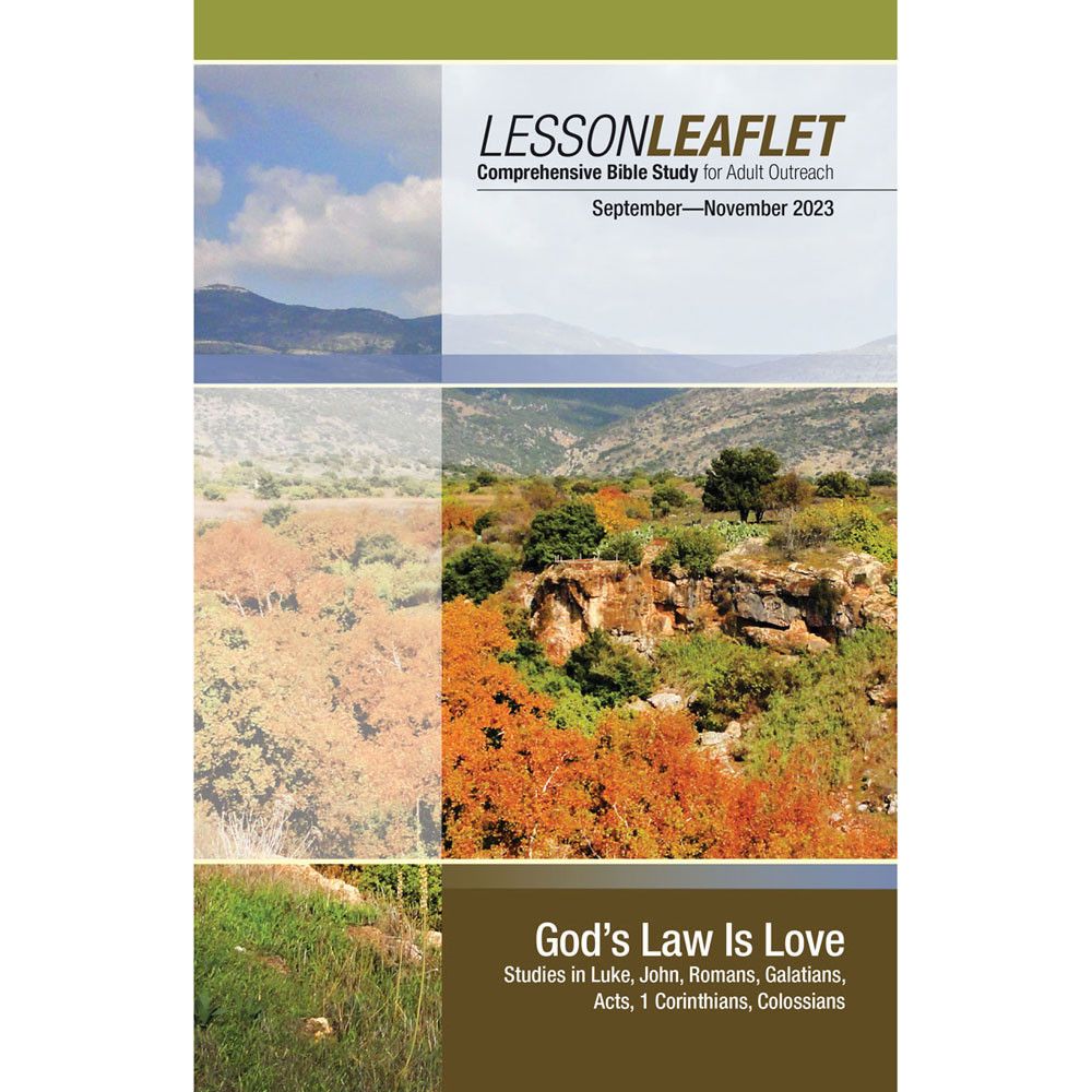 Adult Lesson Leaflet (Visitor's Lessons) - Bible-in-Life Fall 2026