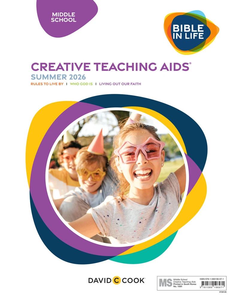 Middle Sch Gr 6-8 Creative Teaching Aids - Bible-in-Life Summer 2026