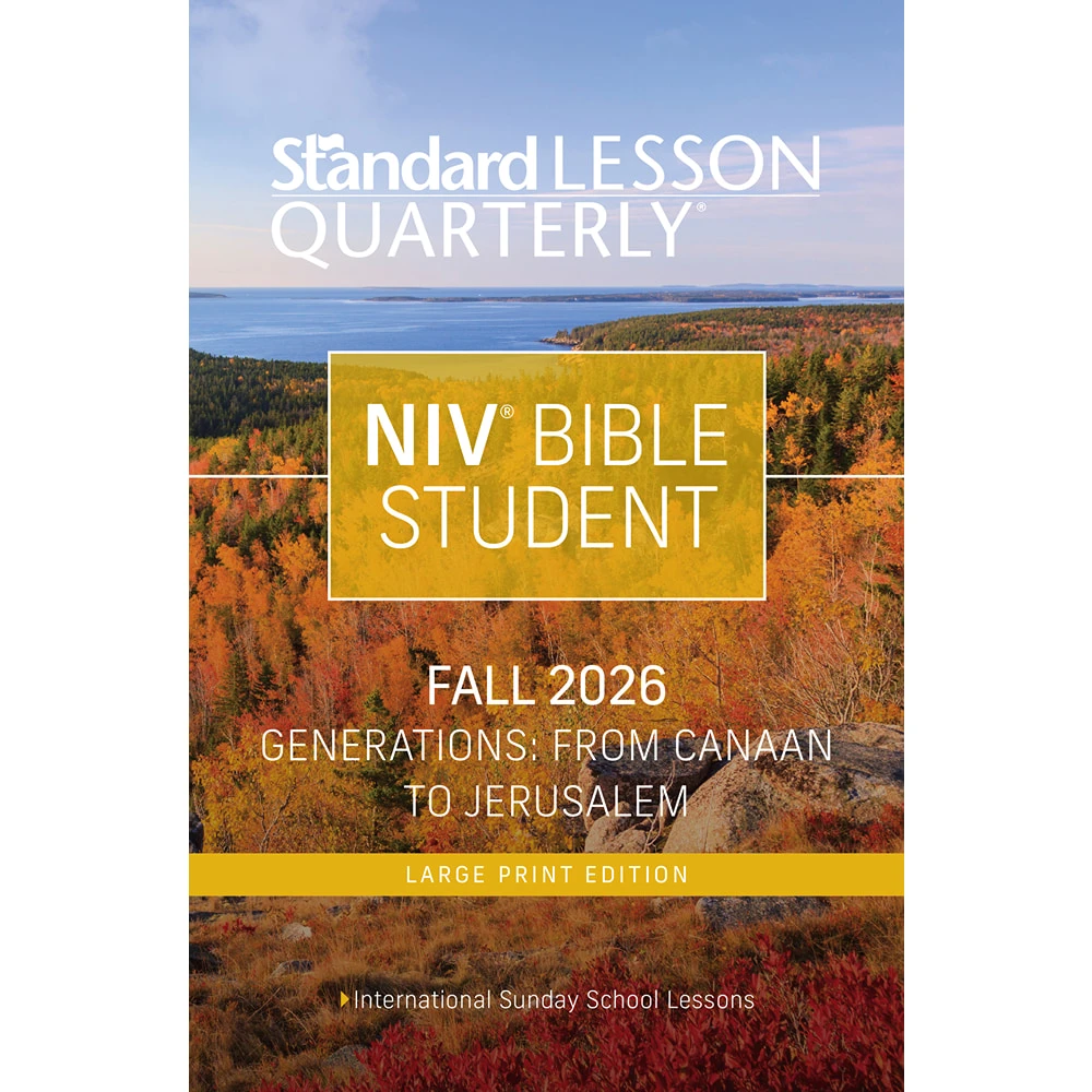 NIV Bible Student - Large Print - Standard Lesson Quarterly - Fall 2026