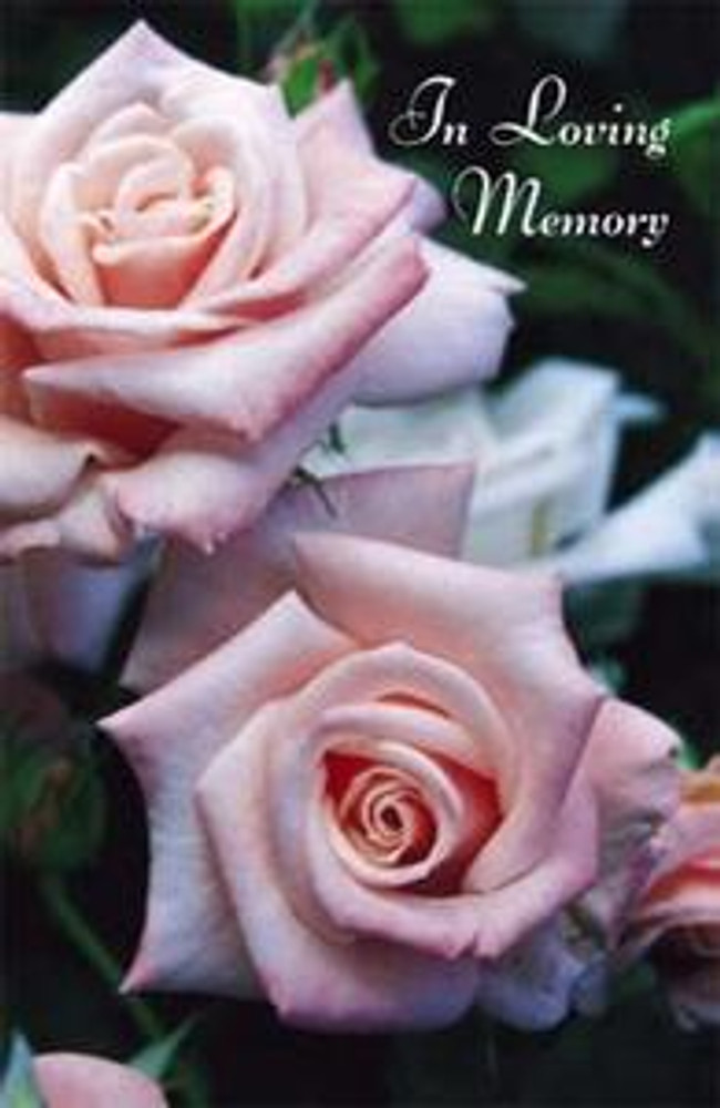 Church Bulletin 11" - Funeral - Memorial - In Loving Memory (Pack of 100)