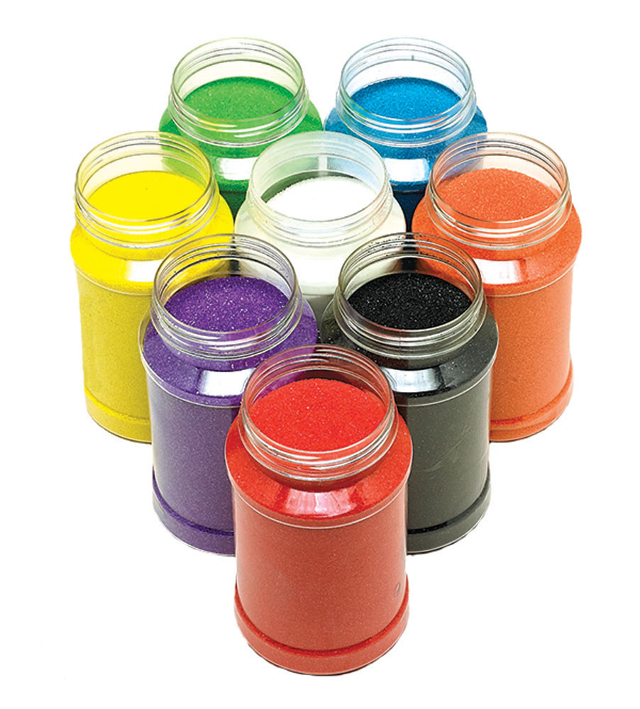 Rainbow Sand - Craft & Art Sand (Pack of 8 colors) - VBS