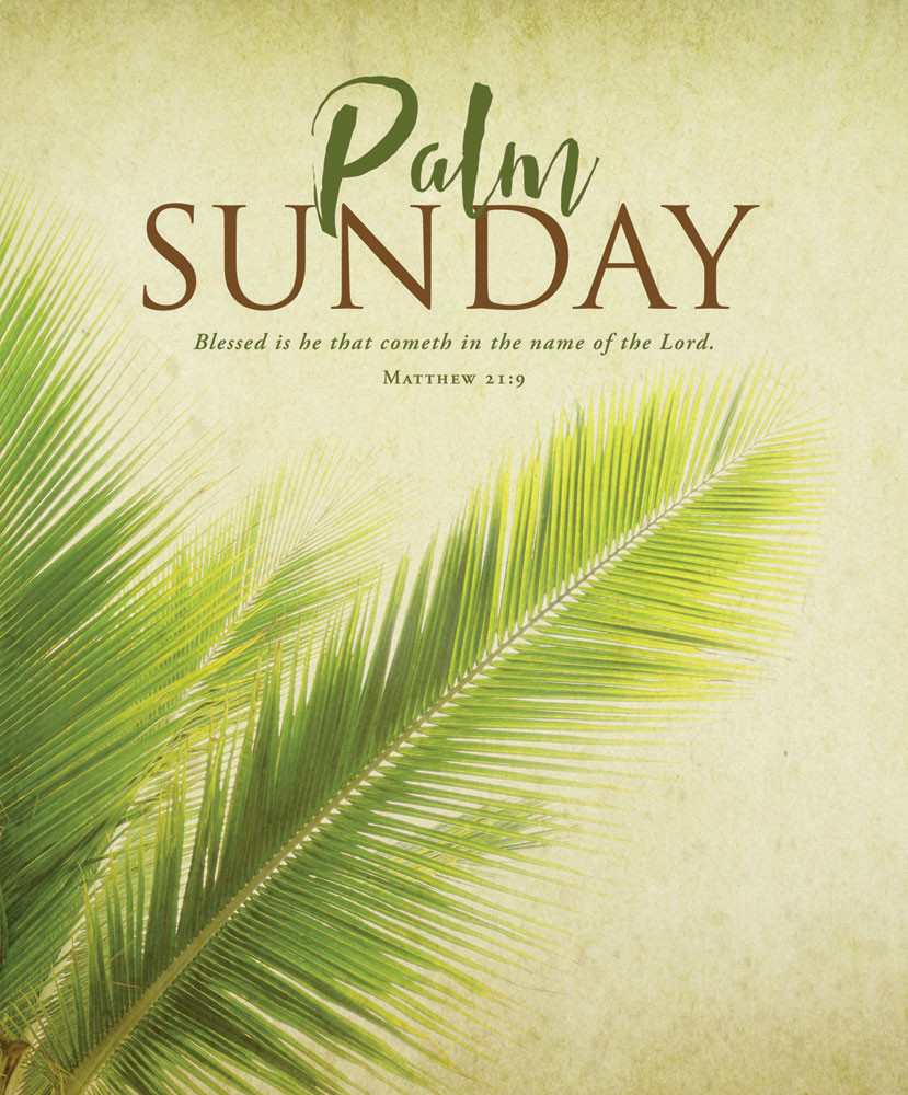 Church Bulletin 14" - Palm Sunday - Matthew 21:9  (Pack of 100)