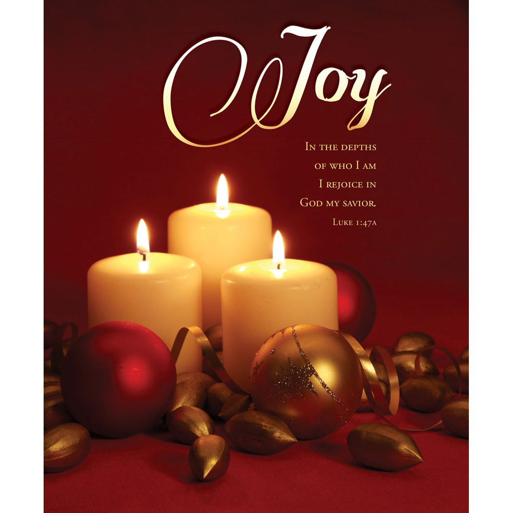 Church Bulletin - 14" - Advent -  Luke 1:47a - Pack of 100