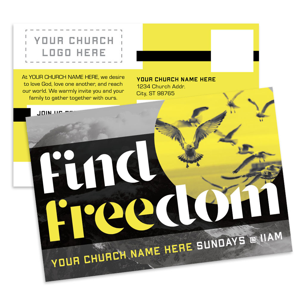 Customizable Postcards - Freedom Series