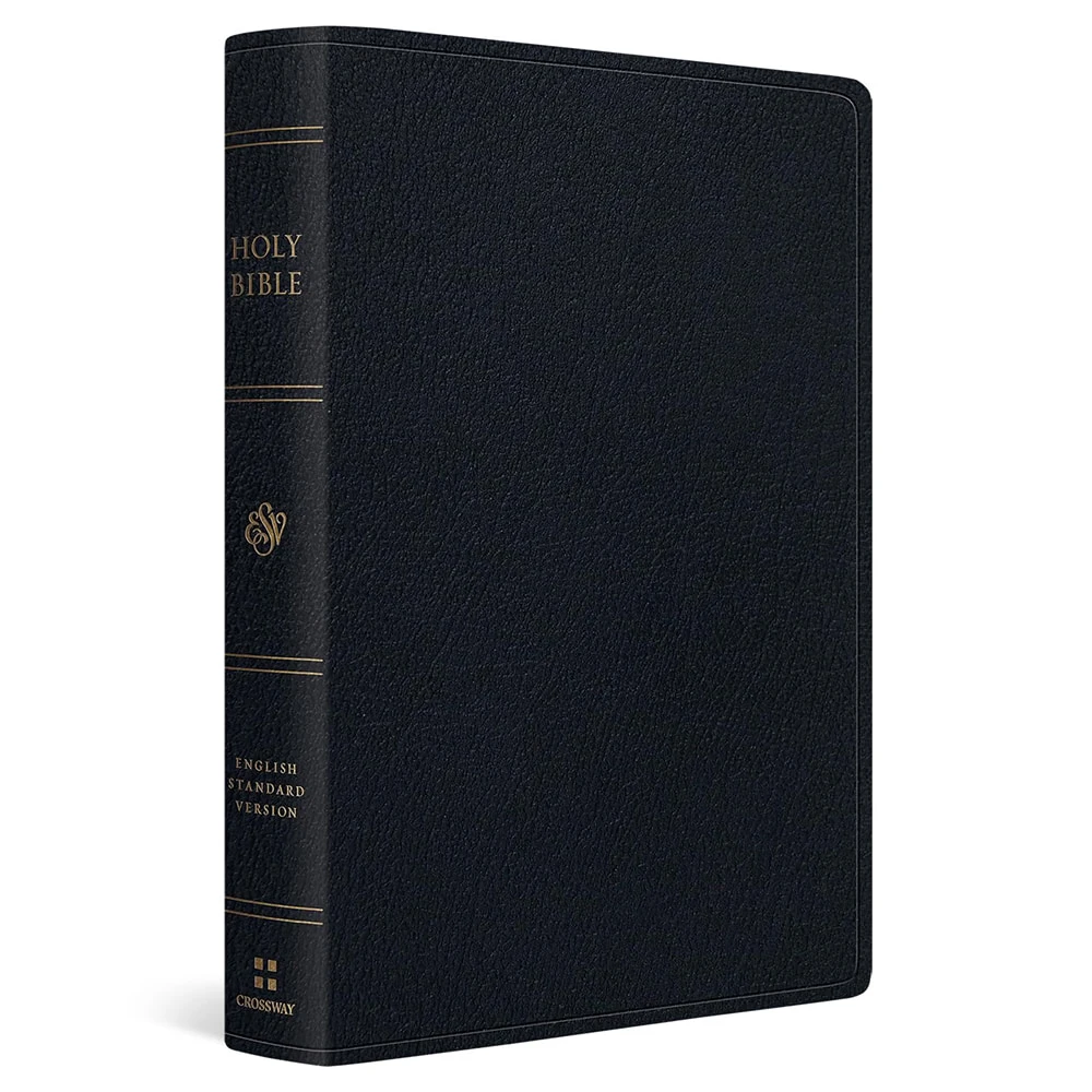 ESV Large Print Personal Size Bible (Genuine Leather, Black) - Bulk Case of 10
