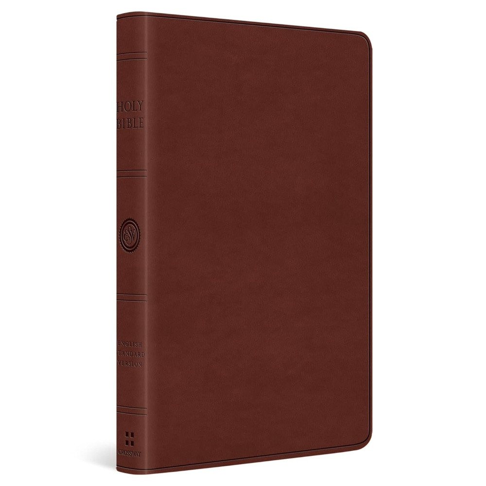 ESV Large Print Value Thinline Bible (TruTone Leather, Chestnut) - Bulk Case of 16
