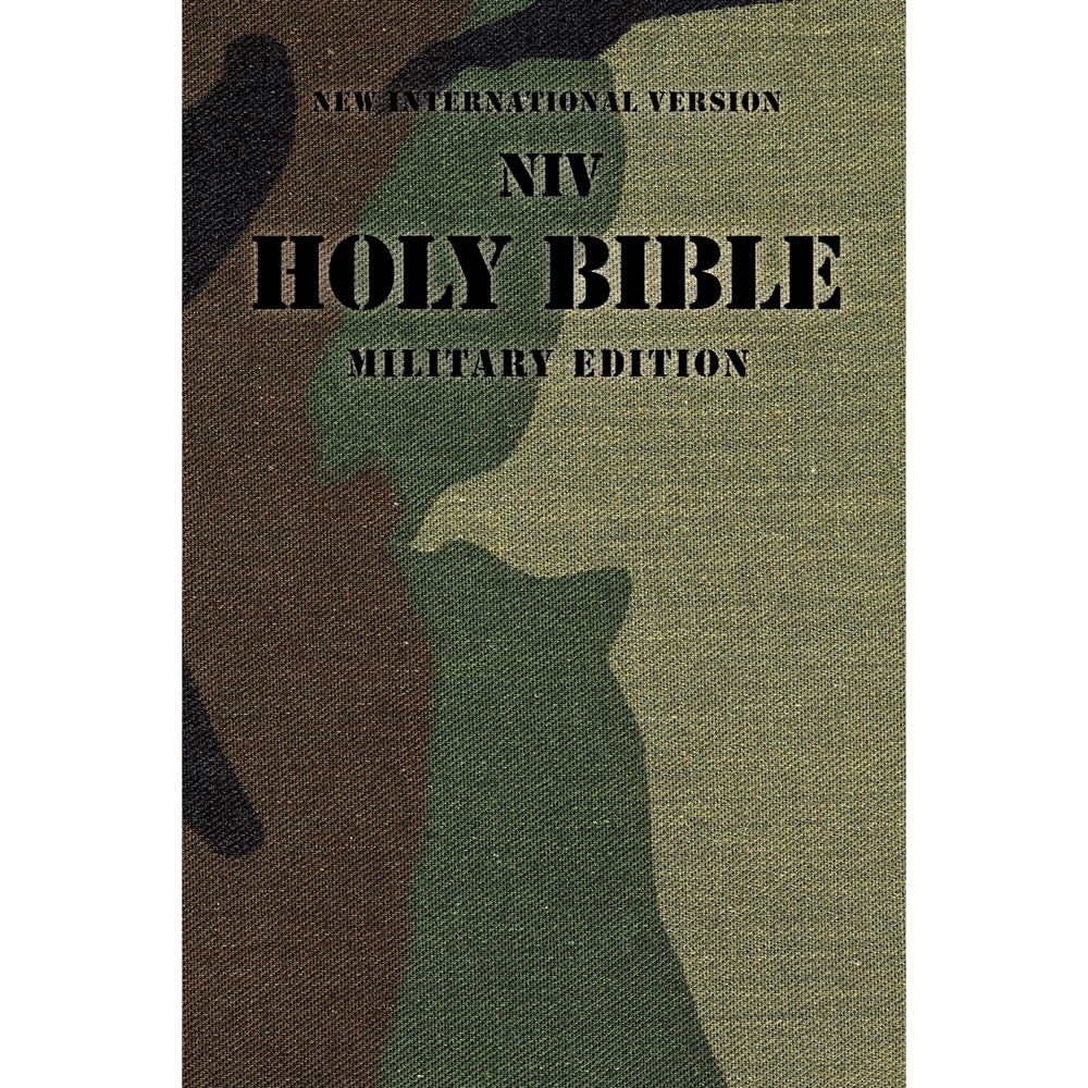 NIV Holy Bible Military Edition - Paperback - Woodland Camo (Case of 24)