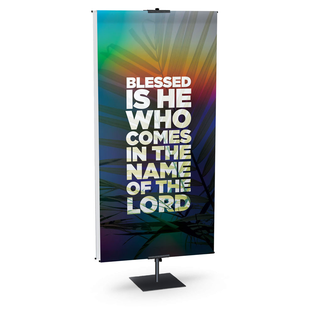 Church Banner - Palm Sunday - Blessed is He