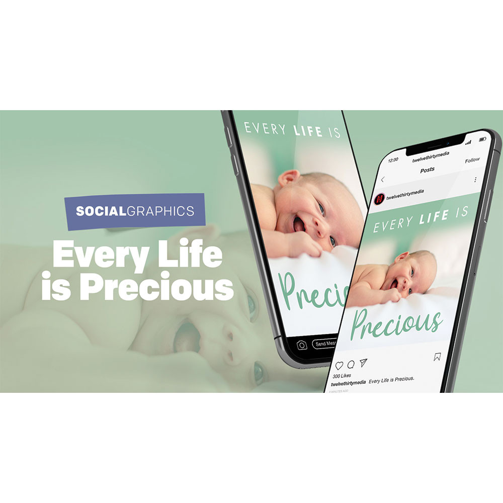 Every Life Is Precious: Social Graphics